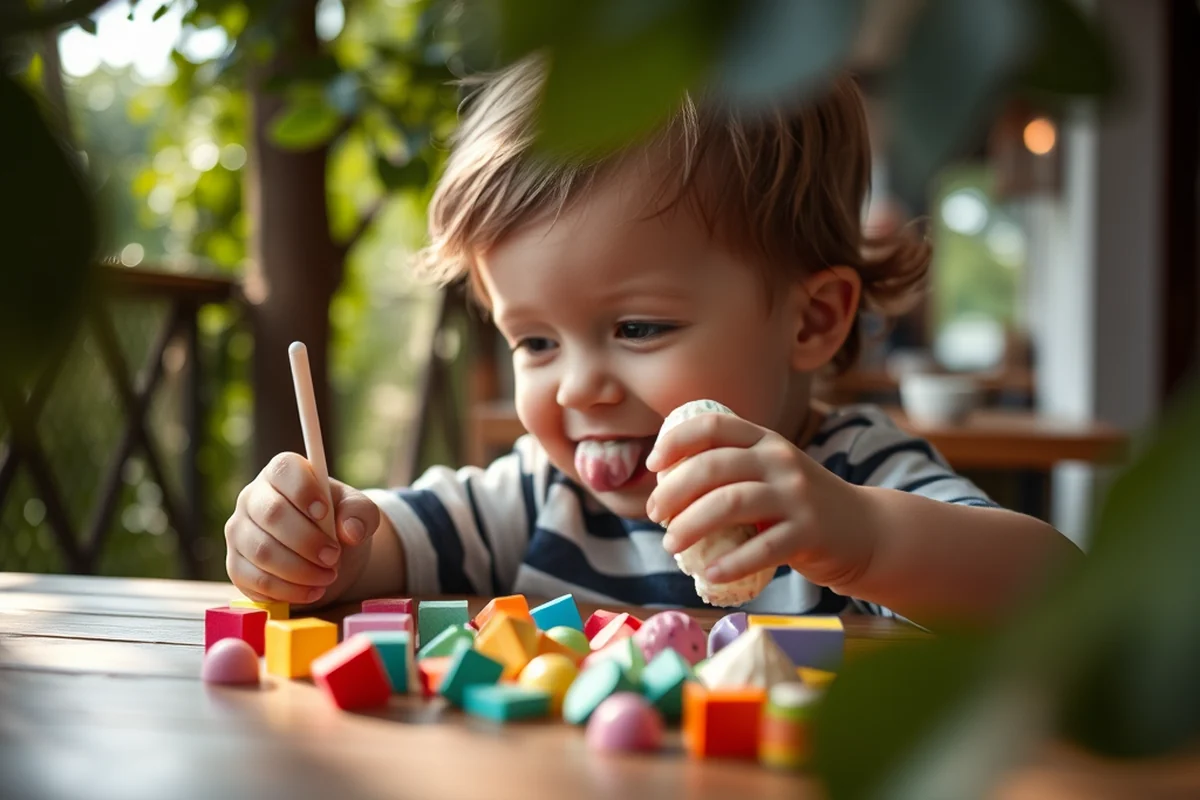 kids eating ice cream — Kids Eating Ice Cream (step by step)