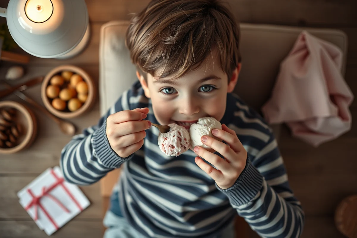 kids eating ice cream — Kids Eating Ice Cream (the finished result)