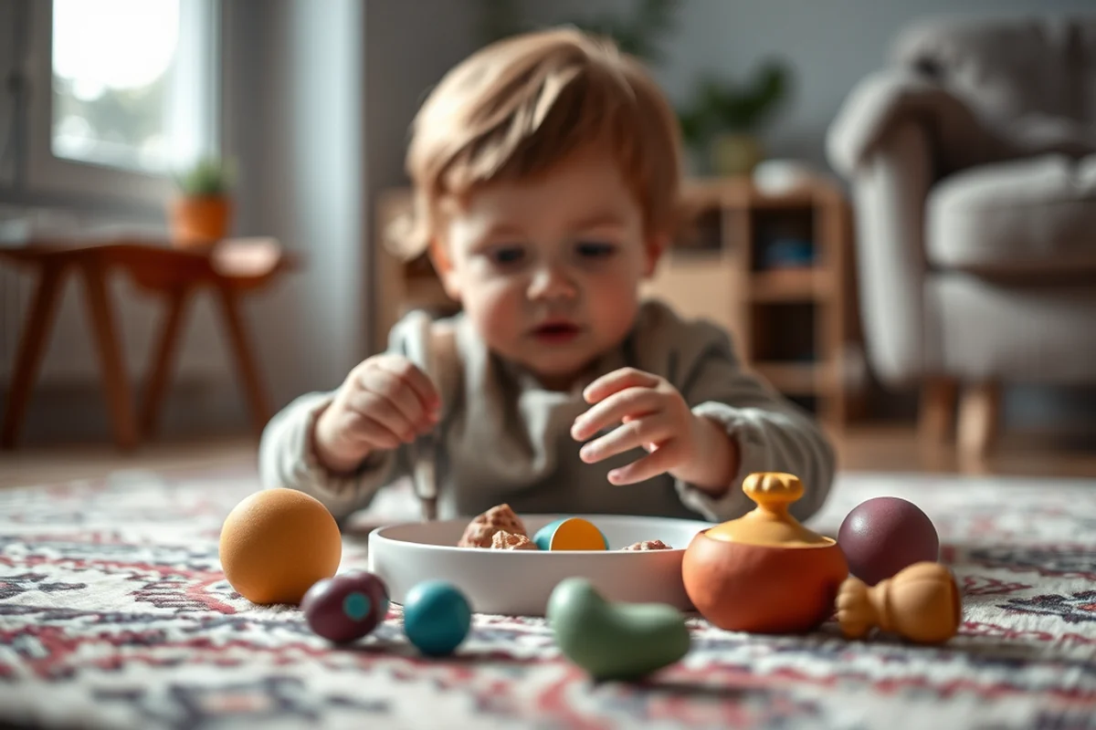toddler eating — Toddler Eating (step by step)