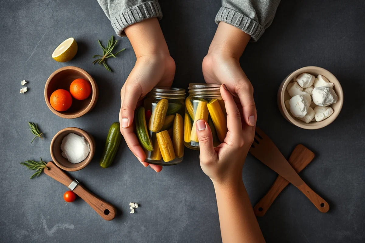 easy homemade pickles — Easy Homemade Pickles (the finished result)